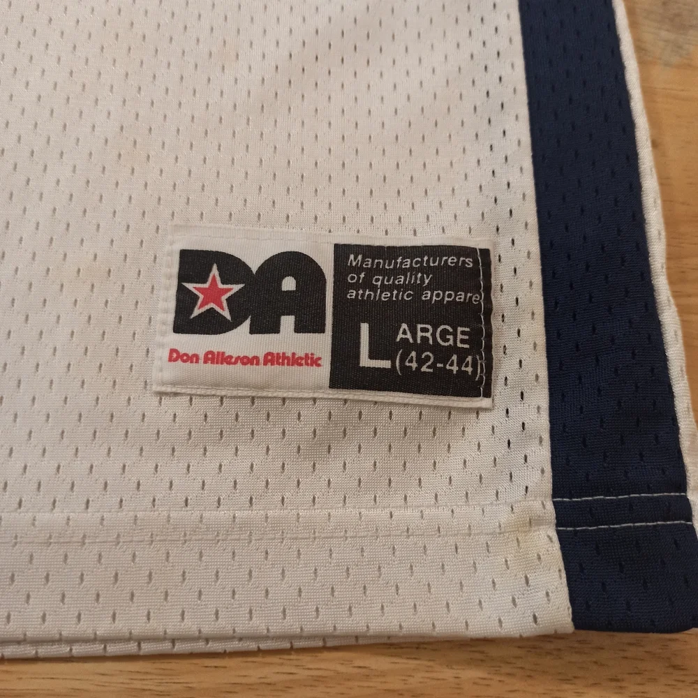 Athletic Apparel Men's white orange blue #14